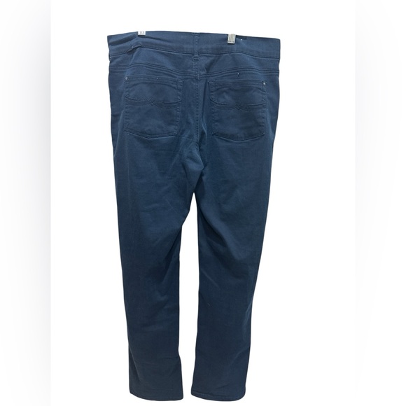 2016 by Parasuco Women’s Soft Stretch Pants Size 12 Blue Cotton Blend - Picture 5 of 5